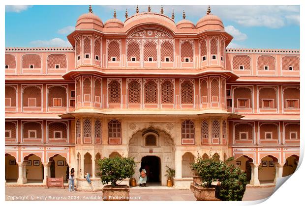 City Palace, Jaipur Print by Holly Burgess