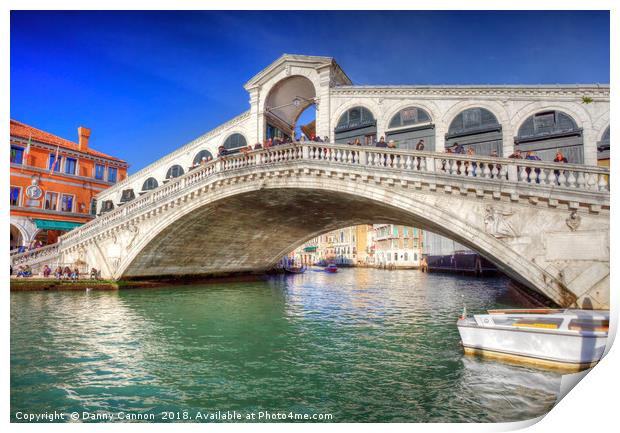 Rialto Bridge Print by Danny Cannon