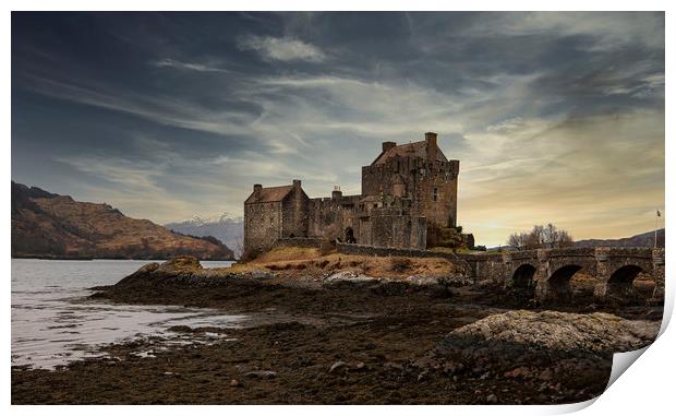 Eilean Donan castle Print by Jenny Hibbert