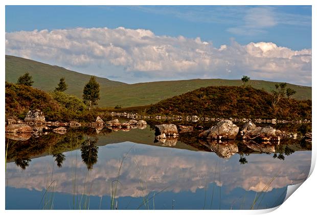 Loch Tuiia,  Print by Jenny Hibbert
