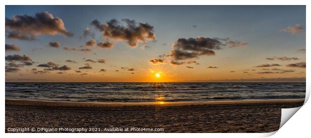 Juodkrante Sunset Print by DiFigiano Photography