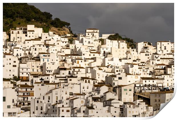 Casares Whitewashed Print by DiFigiano Photography