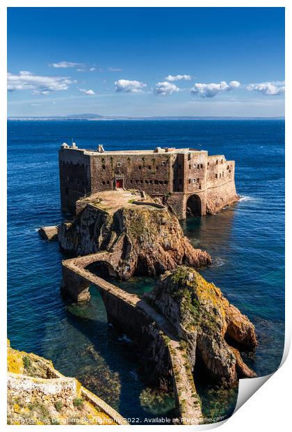 Fort of Saint John the Baptist on Berlenga  Print by DiFigiano Photography