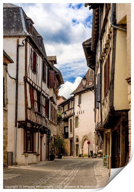 Beaulieu-sur-Dordogne Print by DiFigiano Photography