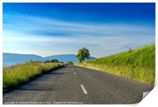 The Open Road Print by DiFigiano Photography