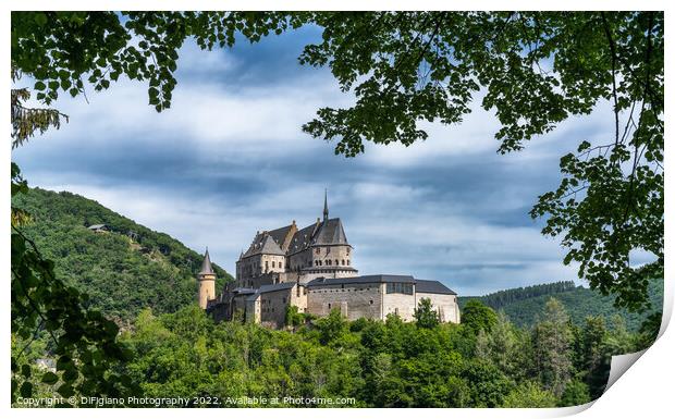 Vianden Castle Print by DiFigiano Photography