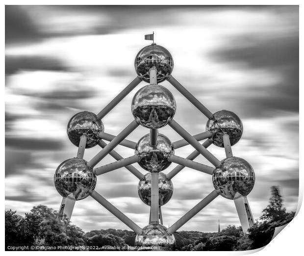 The Atomium Print by DiFigiano Photography