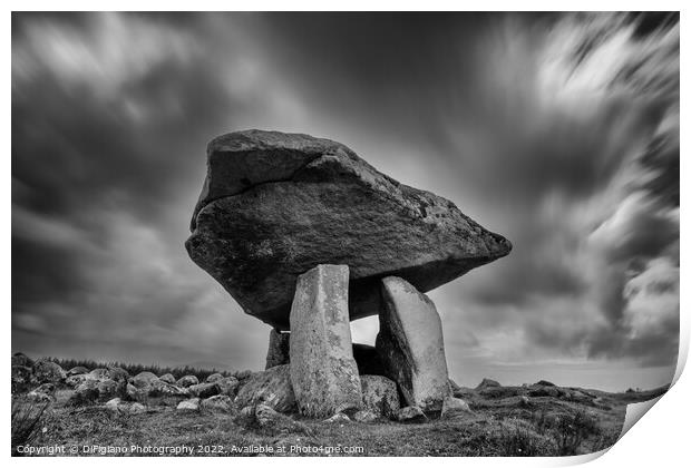 Kilclooney Dolmen Print by DiFigiano Photography