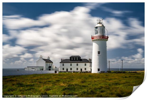 Loop Head Lighthouse Print by DiFigiano Photography
