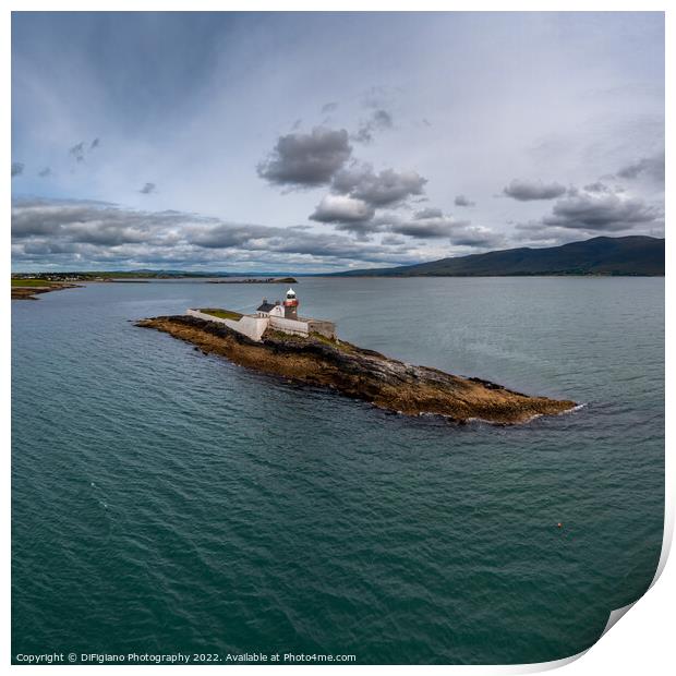 Fenit Lighthouse Print by DiFigiano Photography