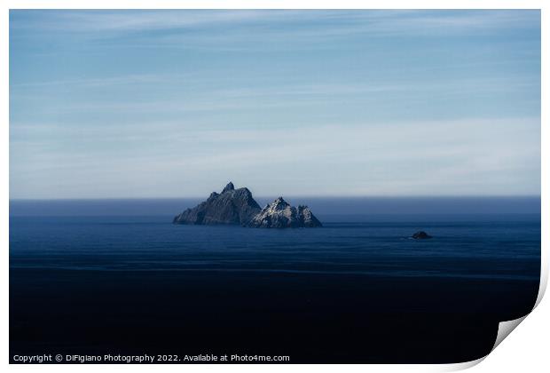 Little Skellig Island Print by DiFigiano Photography