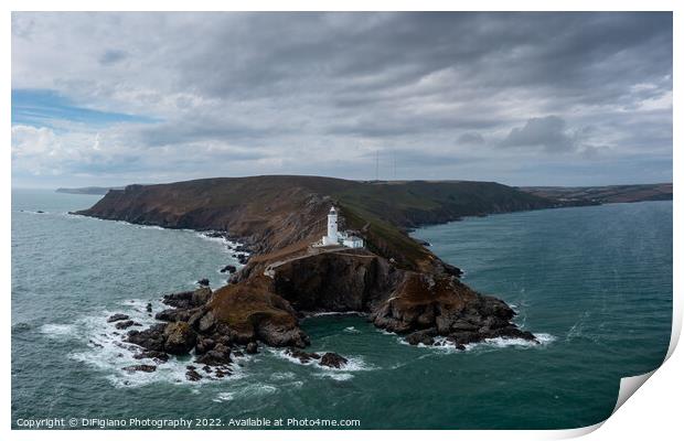 Start Point Lighthouse Print by DiFigiano Photography