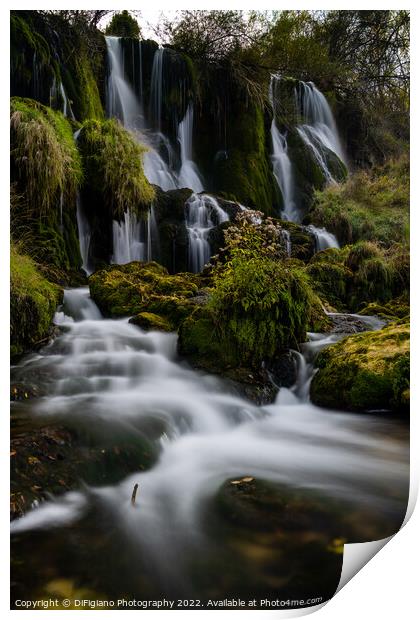 Kravica Falls Print by DiFigiano Photography