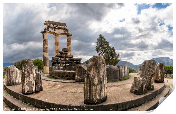 Tholos of Delphi Print by DiFigiano Photography
