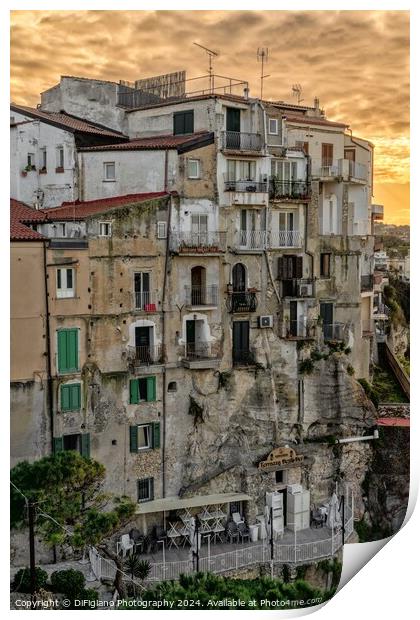 Tropea Old Town Print by DiFigiano Photography