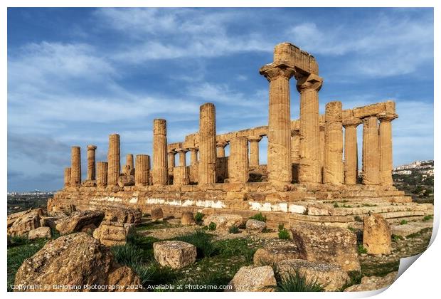 Temple of Hera Print by DiFigiano Photography