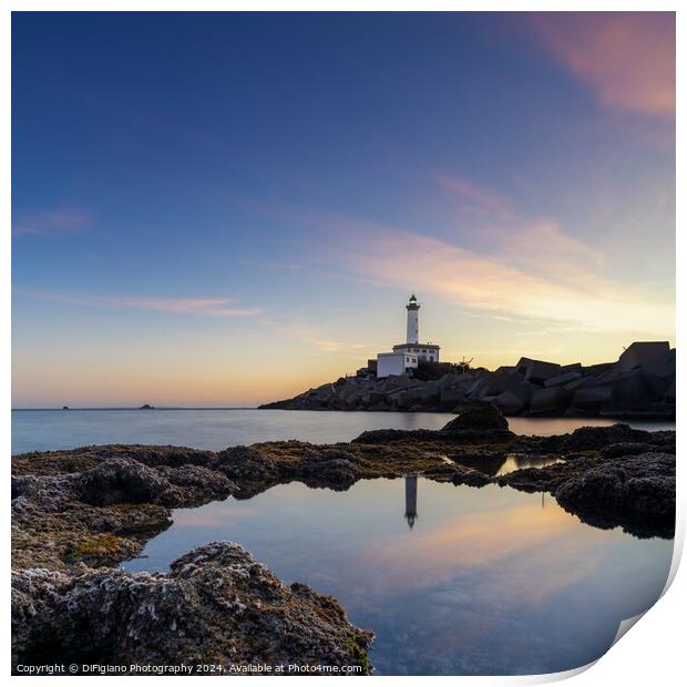 The Botafoc Lighthouse Print by DiFigiano Photography