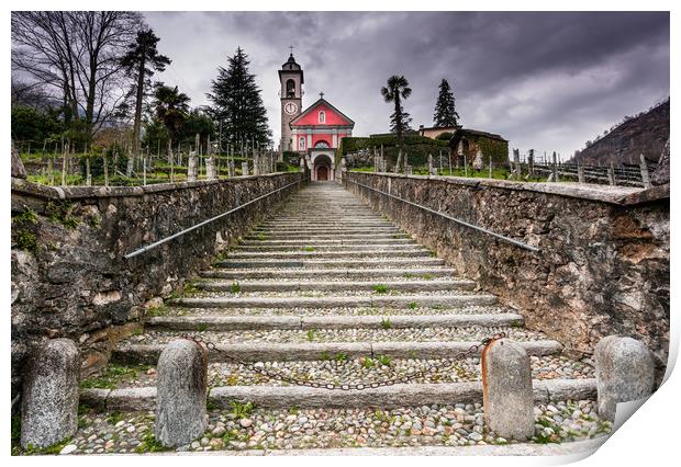 San Maurizio Di Maggia Print by DiFigiano Photography