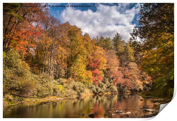 Linville River Print by DiFigiano Photography
