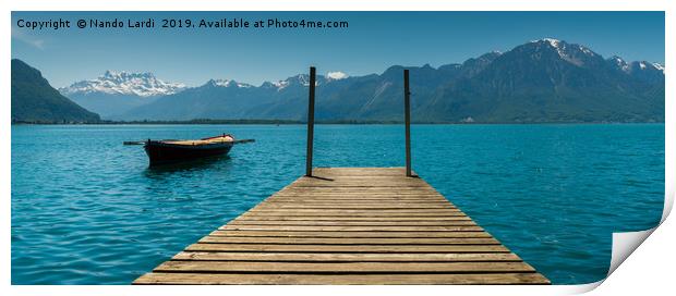Lake Geneva Print by DiFigiano Photography