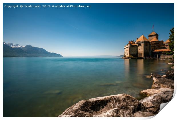 Chillon South Print by DiFigiano Photography