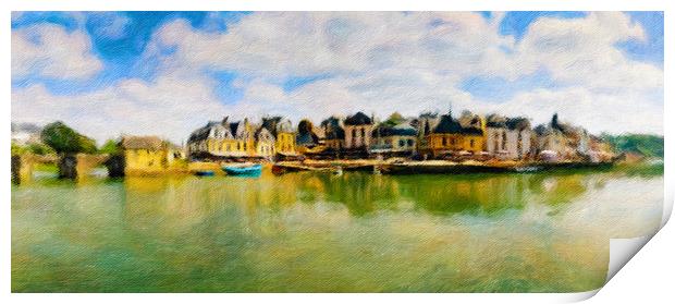 Auray Cityscape 2 Print by DiFigiano Photography