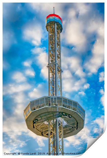 City Skyliner Print by DiFigiano Photography