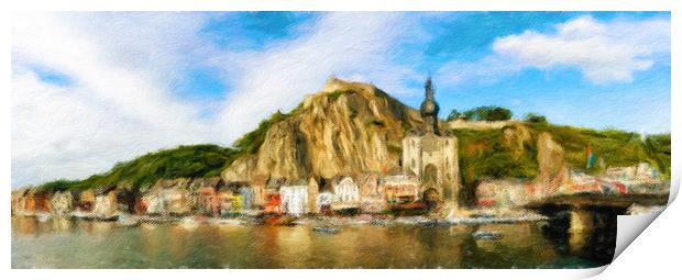 Dinant Cityscape 2 Print by DiFigiano Photography