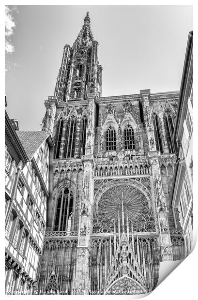 Strasbourg Cathedral Print by DiFigiano Photography