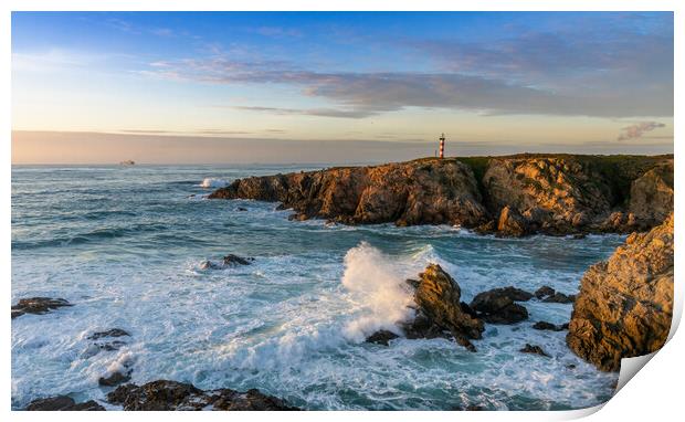 Porto Covo Lighthouse Print by DiFigiano Photography