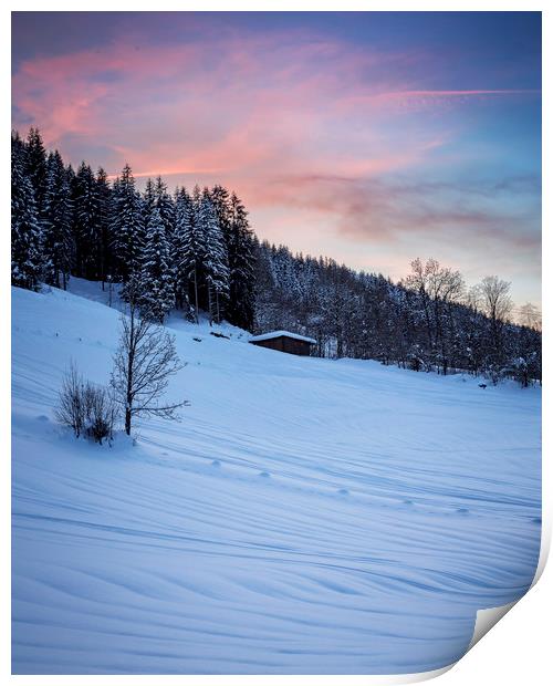 Niederau, Tirol Mountains, Austria Print by Phil Spalding