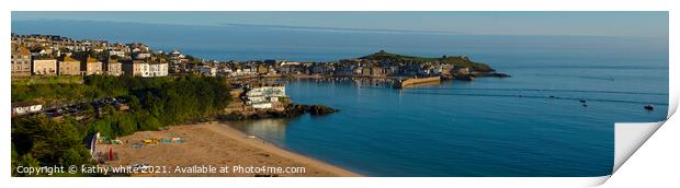 St. Ives Cornwall uk, Print by kathy white