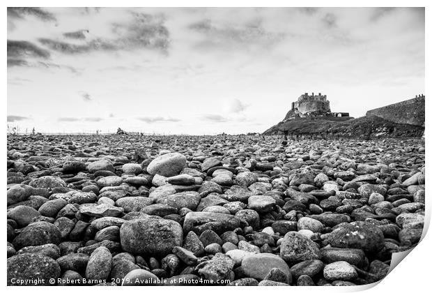 Lindisfarne Castle (Holy Island) Print by Lrd Robert Barnes