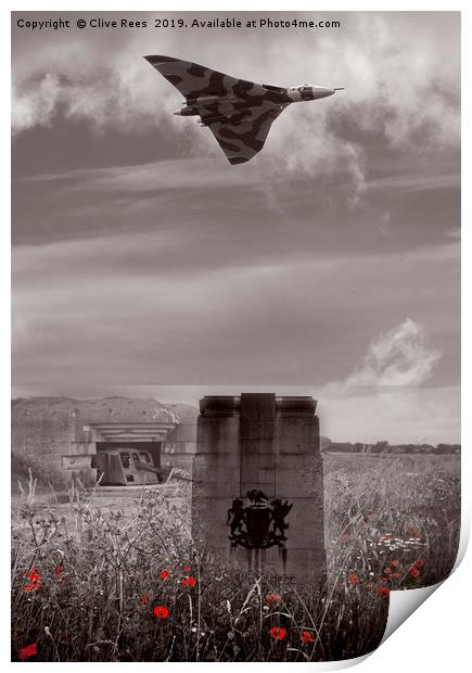 The Memorial Print by Clive Rees