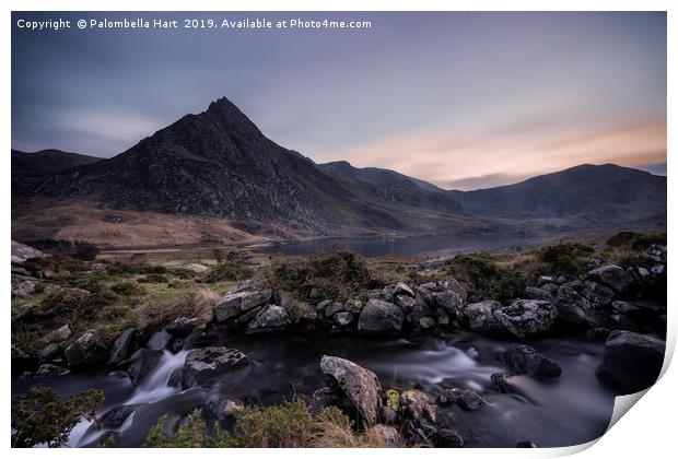 Tryfan at Sunset Print by Palombella Hart