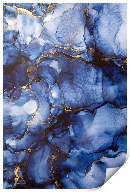 Blue River Print by Steffen Gierok-Latniak