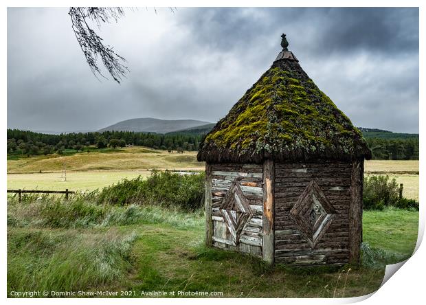 Braemar Castle Summerhouse Print by Dominic Shaw-McIver