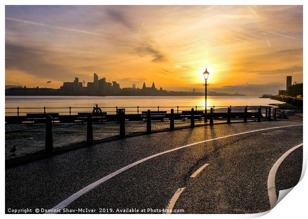 Golden Sunrise Glow Print by Dominic Shaw-McIver