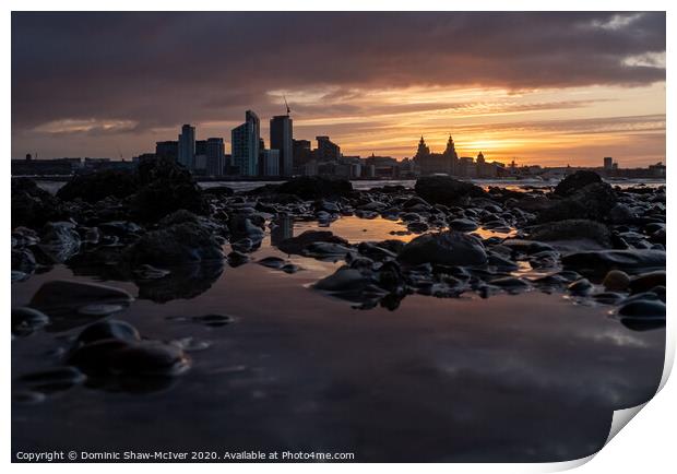 Liverpool's Ethereal Sunrise Print by Dominic Shaw-McIver