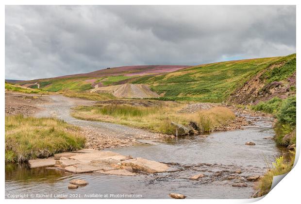 Ford on Great Eggleshope Beck, Teesdale Print by Richard Laidler
