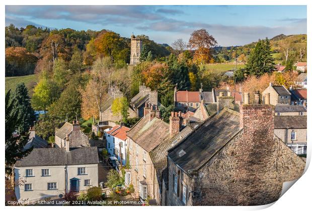 Culloden Tower, Richmond, from Castle Walk Print by Richard Laidler