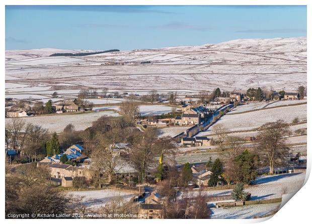 Snowy Eggleston from Folly Top Print by Richard Laidler