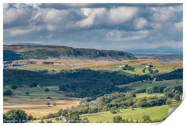 Cronkley Scar from Stable Edge, Teesdale (1) Print by Richard Laidler