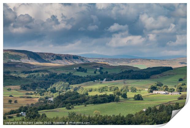 Cronkley Scar from Stable Edge, Teesdale (2) Print by Richard Laidler