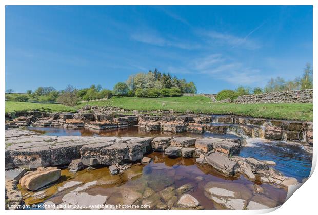 Sleightholme Beck at East Mellwaters, Bowes, Teesdale (3) Print by Richard Laidler
