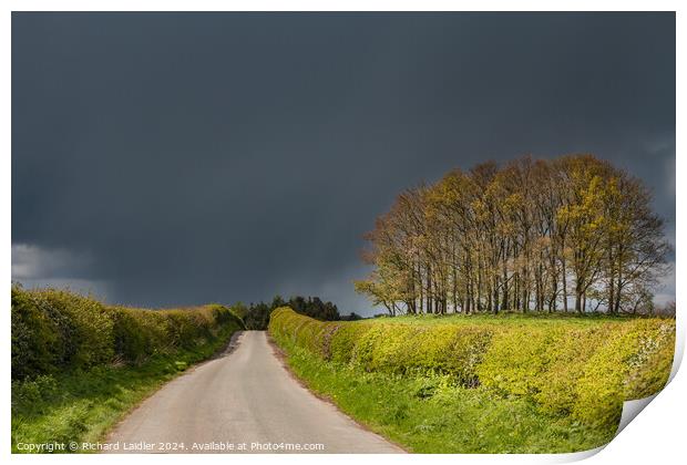 Road to the Squall Print by Richard Laidler