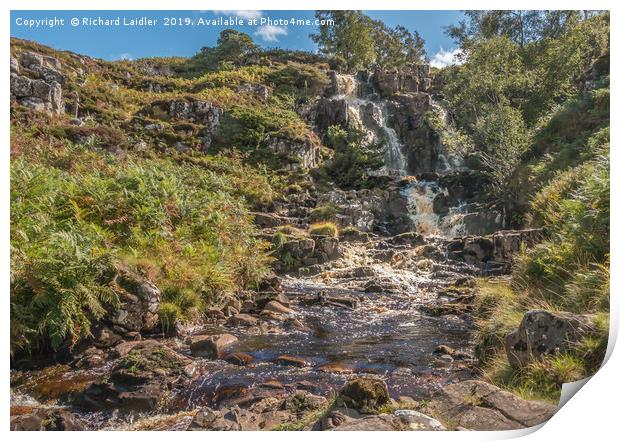 Blea Beck Force Waterfall, Upper Teesdale Print by Richard Laidler