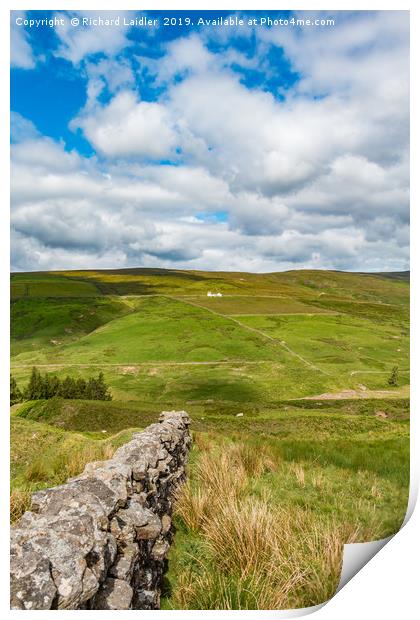 Big Sky over Club Gill Farm Print by Richard Laidler