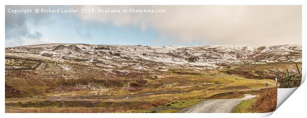 Coldberry Mine Panorama, Teesdale, in Winter Print by Richard Laidler
