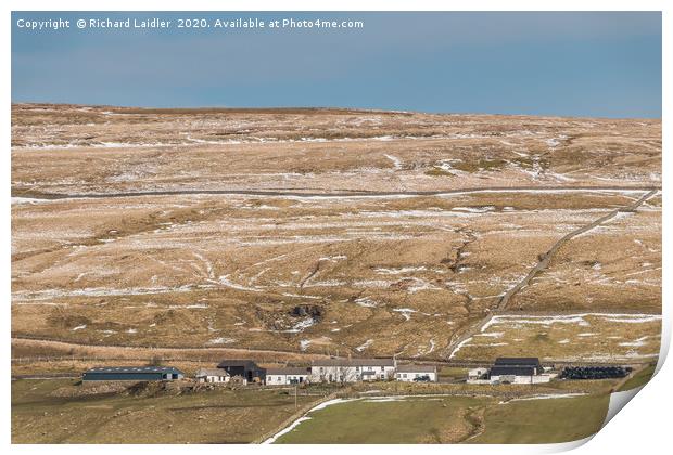 Bowes Close Farm, Upper Teesdale Print by Richard Laidler